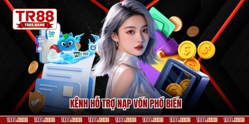 Kênh hỗ trợ nạp vốn phổ biến